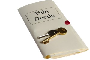 Title Deed with keys